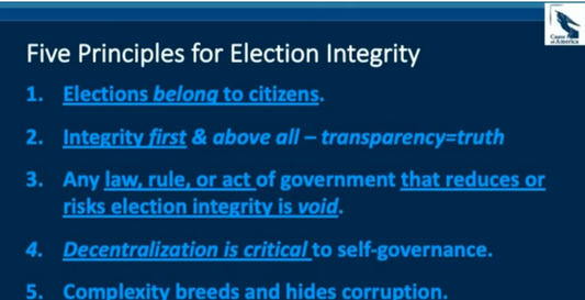 Watch, Listen, Learn Then Replace the Voting Machines