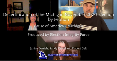 TV Show Episode 2: Decertification of the Michigan November 2020 Election by Petition
