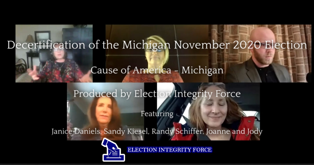 New EIF TV Show Episode: Decertification of the Michigan November 2020 Election